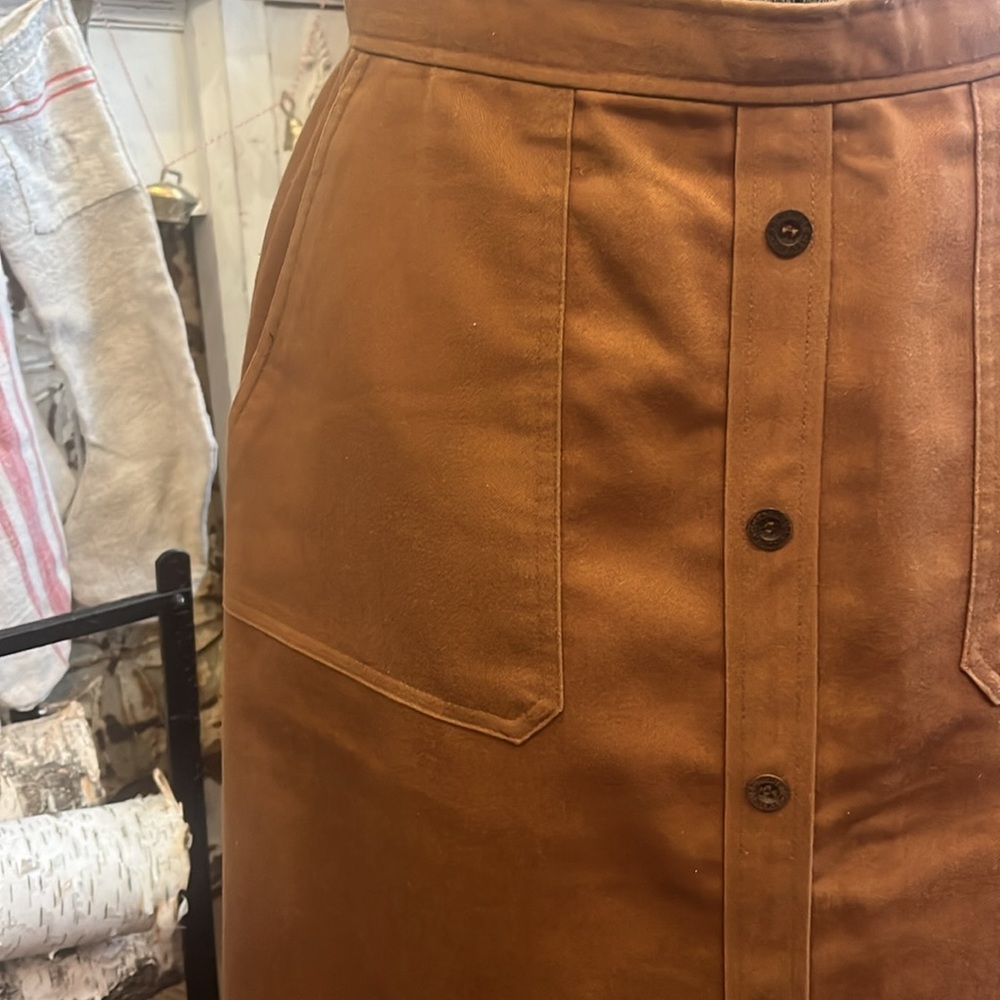 Vintage tan skirt - Picture 3 of 7